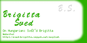 brigitta sved business card